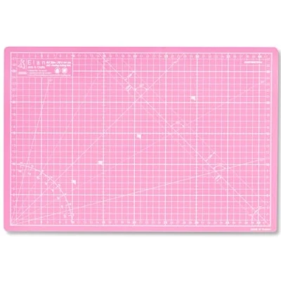 Afbeelding van Elan 5 laagse Snijmat Roze en Lila A3, Zelfhelende 3 mm Snijmat, Knutselmat met Dubbelzijdig Raster, Metrische Snijonderlegger voor Quilten, Naaien, Patchworken, Scrapbooken, enz. 44 x 30 cm