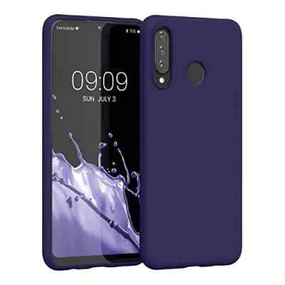 Afbeelding van kwmobile telefoonhoesje geschikt voor Huawei P30 Lite Hoesje smartphone Back cover in deep ocean
