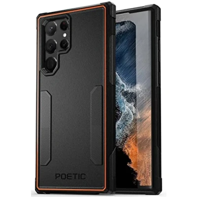 Afbeelding van Poetic Neon serie hoesje ontworpen voor Samsung Galaxy S22 Ultra 5G 6,8 inch, dubbellaags zwaar belastbaar, robuust, lichtgewicht slank schokbestendig beschermhoesje 2022