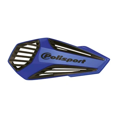 Afbeelding van POLISPORT 8308400007 Handkappen MX AIR 1 Style bevestigingspunt van kunststof inclusief montageset compatibel met alle enduro/mx/atv modellen in kleur blauw/zwart