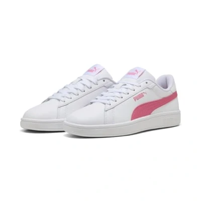 Afbeelding van Puma Smash 3.0 Unisex Sneakers laag, Maat: 40, white/magic rose Leer en imitatieleer