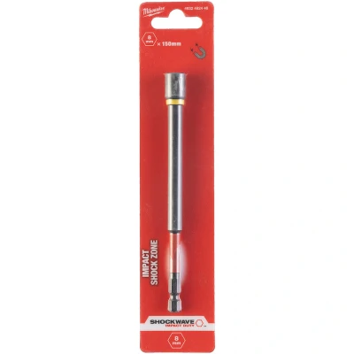 Afbeelding van Milwaukee Accessoires Slagdop Magnetic SHOCKWAVE™ HEX8 x 150 mm 4932492446