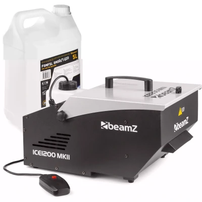 Afbeelding van BeamZ ICE1200 MKII low fog rookmachine incl. 5L rookvloeistof