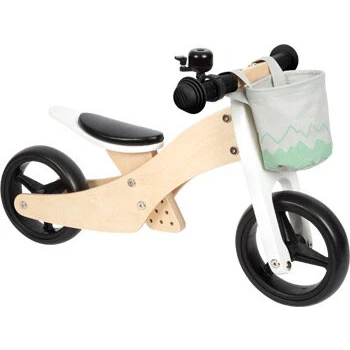 Afbeelding van Small Foot Houten Training Driewieler/Loopfiets 2in1 Saliegroen