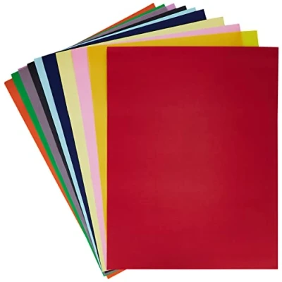 Afbeelding van Clairefontaine 384099C verpakking met 10 rollen posterpapier, 90 g, 60 x 80 cm, ideaal voor knutselprojecten, op kleur gesorteerd, 1