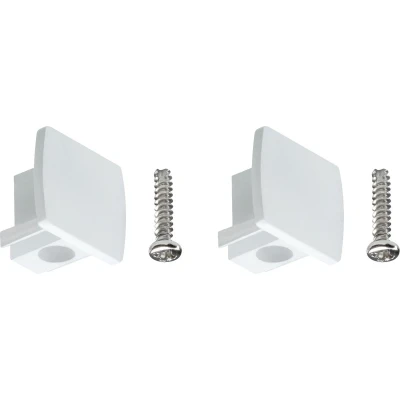 Afbeelding van Paulmann URail Eindkappen wit (2 stuks)