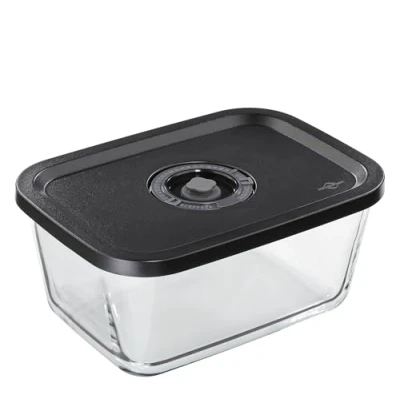 Afbeelding van KÜCHENPROFI Easy Fresh Vacuümbus L, onbreekbaar glas, conserveren van levensmiddelen met vacuümpomp, vacuümbox kunststof deksel, luchtdicht en lekvrij, oven vaatwasmachinebestendig