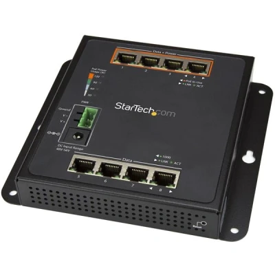 Afbeelding van 8 Poorts (4 Poe+) Gigabit Ethernet Switch Managed Wandmonteerbaar
