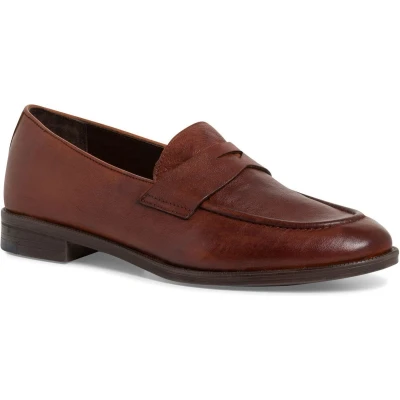 Afbeelding van Marco Tozzi BY Guido Maria Kretschmer Instappers, Heren, Maat: 41, Cognac Leer