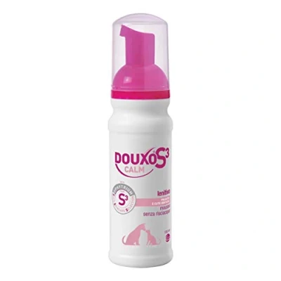 Afbeelding van Douxo® S3 CALM Kalmerende mousse 150 ml voor honden en katten met jeuk, irritatie gevoelige huid hydrateert beschermt de jeukende hypoallergene geur verlichting tegen jeuk