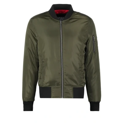 Afbeelding van Urban Classics 2TONE Bomber Jacket Bomberjacks, Heren, Maat: XL, Darkolive/black