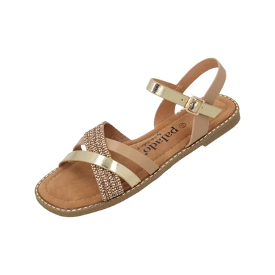 Afbeelding van Palado by Sila Sahin Ialis Sandalen, Dames, Maat: 37, Beige Pu