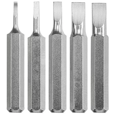 Afbeelding van KWB schroefbit Sleufkop 1 / 1.5 2 /3 3.5 mm Lengte 28 Micro schacht 4 128540 5 stuks