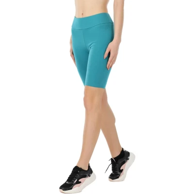 Afbeelding van Merry Style Dames Leggings Sport Wielershorts Shorts Katoen MS MS10 377 LE Donkerturquoise S