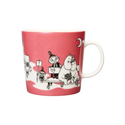 Afbeelding van Moomin Arabia Roze mok speciaal 40 cl