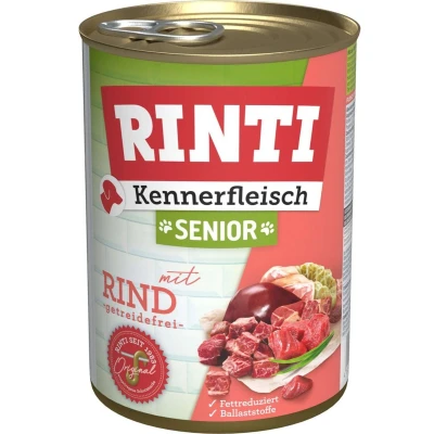 Afbeelding van Rinti Kennervlees Senior Rundvlees 400 g U ontvangt 12 verpakkingen/s; Inhoud van de verpakking: 0,4 kg