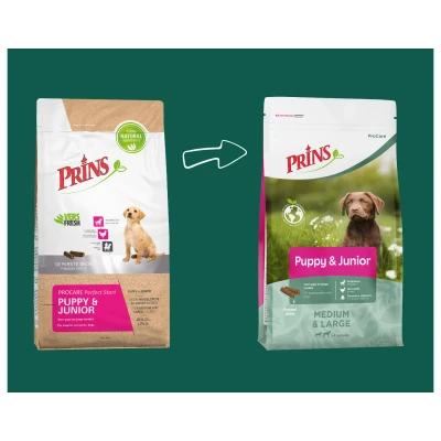 Afbeelding van Prins Procare Puppy &amp; Junior Gevogelte Hondenvoer 12 kg