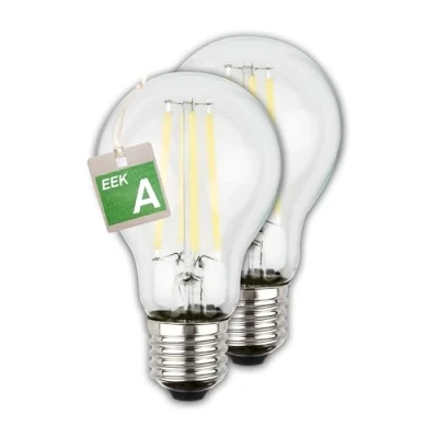 Afbeelding van Briloner Leuchten Led verlichting Ultra efficiënte A60 lichtbron EEK A, 2 pack, E27