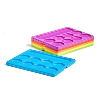 Afbeelding van Learning Resources Little Minds at Work Segmentklankbordjes, leren lezen, letterklanken, fonemisch bewustzijn, woordklanken, oefenen met taal voor peuters (set van 6)