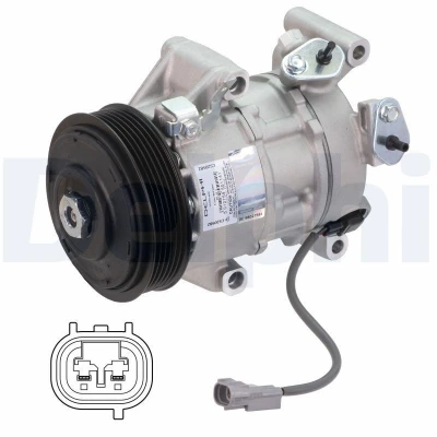 Afbeelding van Compressor, airconditioner DELPHI CS20582