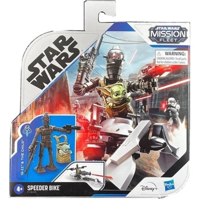 Afbeelding van Star Wars Mission Fleet Speeder Bike The Child Speelfiguren set