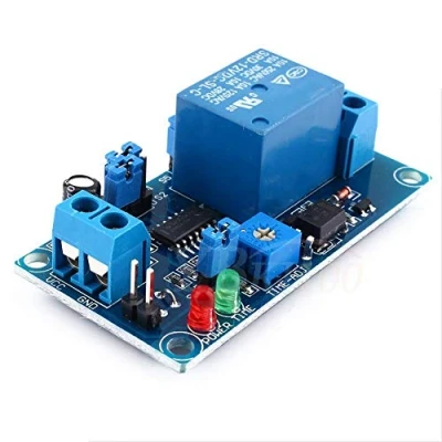 Afbeelding van Tijdvertragingsrelaismodule voor DC 12V vertraging aan/uit schakelmodule met timer