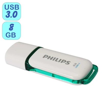 Afbeelding van PHILIPS USB 3.0 Stick &quot;Snow&quot; 8GB