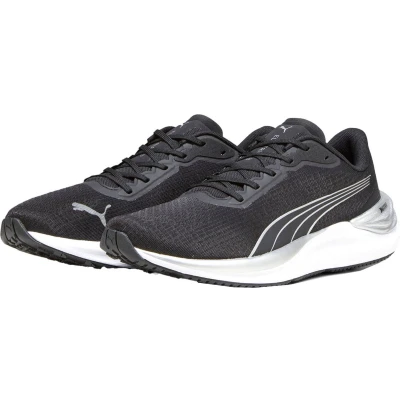 Afbeelding van Puma Electrify Nitro 3 Hardloopschoenen neutraal, Heren, Maat: 44, Black/silver Textiel/ synthetisch