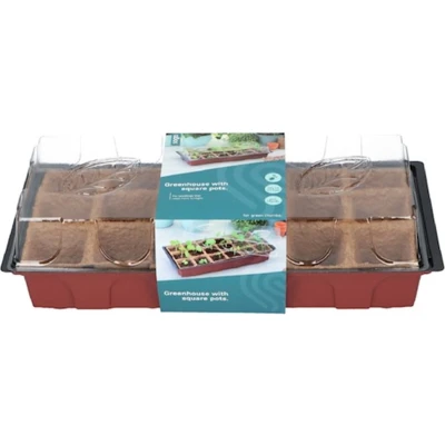 Afbeelding van Kweekkas Groot (incl. 18 Turfpotjes) Sogo