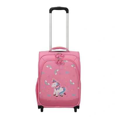 Afbeelding van Travelite Minimover 2w Kids Trolley unicorn Zachte koffer