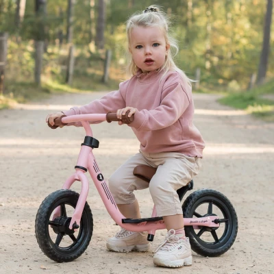 Afbeelding van Bandits &amp; Angels loopfiets Starter vintage pink limited 2 jaar meisjes metaal roze