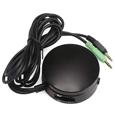 Afbeelding van DollaTek Computer luidspreker hoofdtelefoon audioconverter audio schakelaar volumeregeling instelling