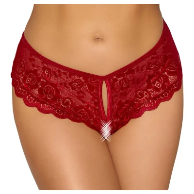 Afbeelding van Cottelli Luxe Kruisloze Slip Rood