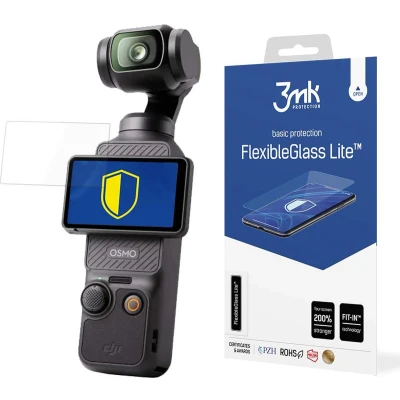 Afbeelding van DJI Osmo Pocket 3 3mk FlexibleGlass Lite