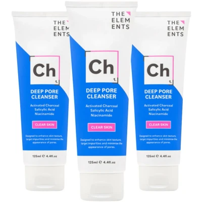 Afbeelding van 3x The Elements Clear Skin Deep Pore Cleanser 125 ml