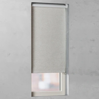 Afbeelding van Rolgordijn Linen Smart Verduisterend 210x190 (Beige)