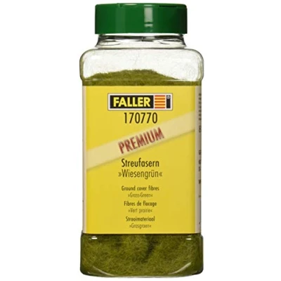 Afbeelding van Faller PREMIUM Strooimateriaal, 6 mm, Grootverpakking, Grasgroen, 80 g