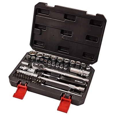 Afbeelding van Amtech I0635 52 Stuk 1/4 &quot;en 3/8&quot; 12 Punt Socket Set