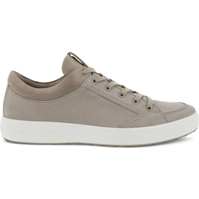 Afbeelding van ECCO Soft 7 heren sneaker Taupe Maat 40
