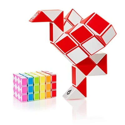 Afbeelding van CUBIDI® Magic Snake met 36 blokken puzzelspel voor kinderen en volwassenen