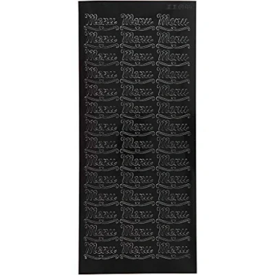 Afbeelding van Stickers vel 10x23 cm menu