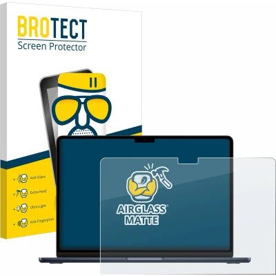 Afbeelding van BROTECT Antireflecterende Glas Screen Protector Mat voor Apple MacBook Air 13&quot; M2 2022 Schermbeschermer [Beschermglas Folie niet Gehard Glas]