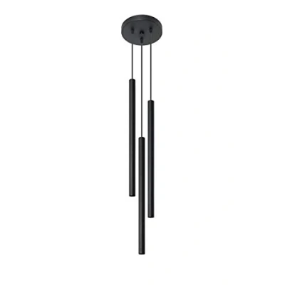 Afbeelding van Sollux Hanglamp Pastelo 3 lichts Ø 20 cm zwart