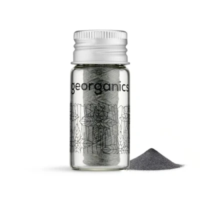 Afbeelding van Georganics Flosdraad Actief Houtskool (50 meter) Bio Biologisch Duurzaam Vegan