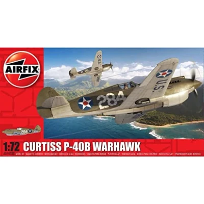Afbeelding van 1:72 Airfix 01003B Curtiss P 40B Warhawk Plastic Modelbouwpakket