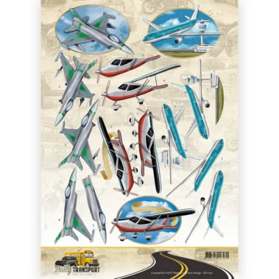 Afbeelding van 3D Knipvel Amy Design Daily Transport Flying High