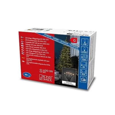 Afbeelding van Konstsmide LED Uitbreiding lichtkettingsysteem 31 V Energielabel: G (A G) Lichtketting Barnsteen