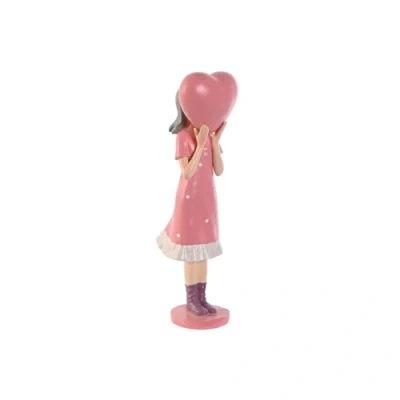 Afbeelding van Decoratieve figuren Home ESPRIT Roze Mauve chica 10 x 8,5 31 cm