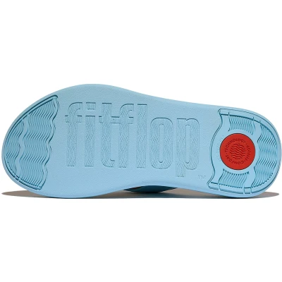 Afbeelding van FitFlop F Mode Go Adjustable Flatform Toe Post Sandals BLAUW Maat 42