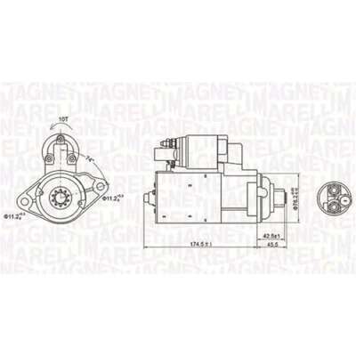 Afbeelding van Magneti Marelli Starter 063721409010